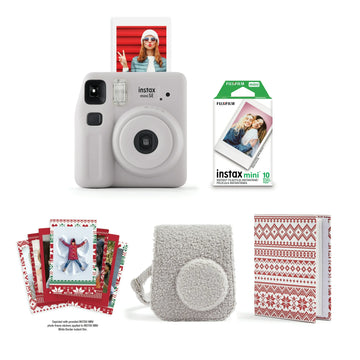Fujifilm 'Grey' instax Mini SE Instant Camera Bundle